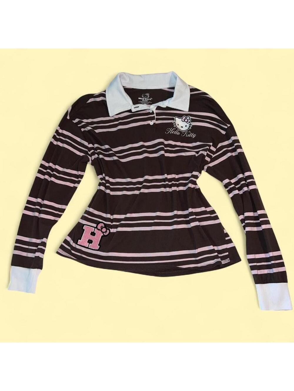 Hello Kitty Women's Brown and Multi Jumper